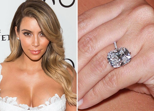 Replicas of celebrity engagement rings